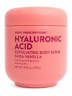 Body Prescriptions Hyaluronic Acid Exfoliating Body Scrub Shea Vanilla 23.6 oz